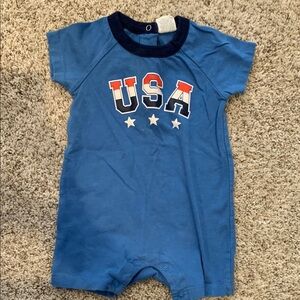Starting Out USA Blue Romper 6 Months